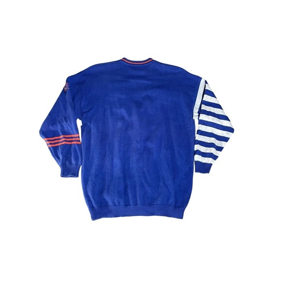 Fia Italia V-neck Button Sweater Navy Blue Womens Size L Vintage Cardigan - Picture 6 of 6